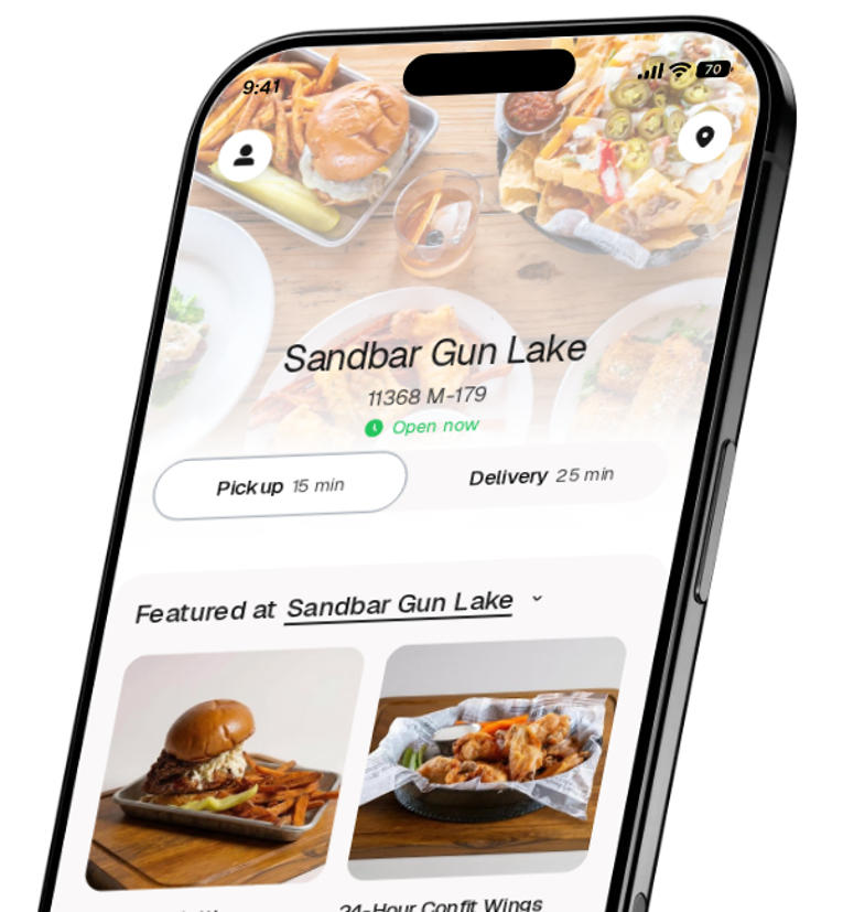 Sandbar Gun Lake app preview