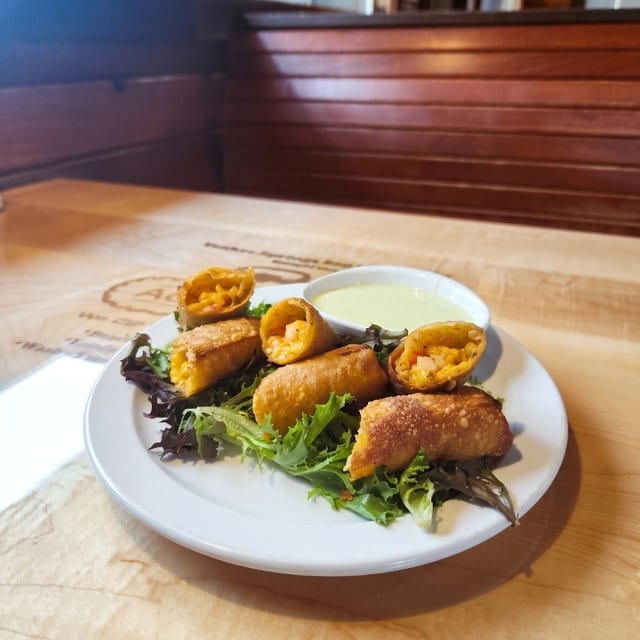 Creole Shrimp Rolls.