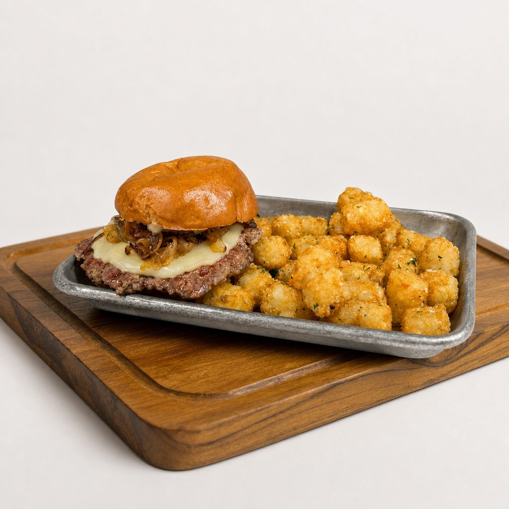 The Sandman Olive Burger.