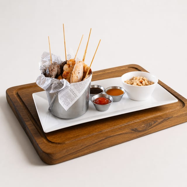 Kabob Bucket.