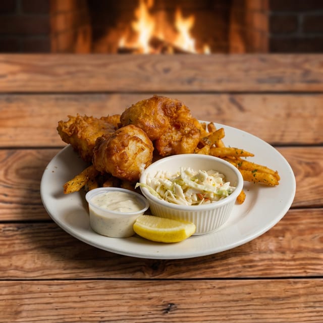 Fish and Chips.