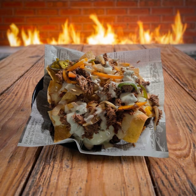 Carne Asada Nachos.
