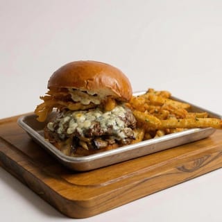 The Bleu Lagoon Burger
