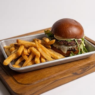 Yankee Springs Stuffed Burger
