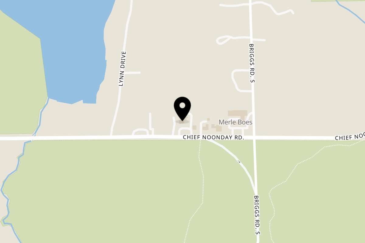 Map showing the location of Sandbar Gun Lake on 11368 M-179 in Middleville